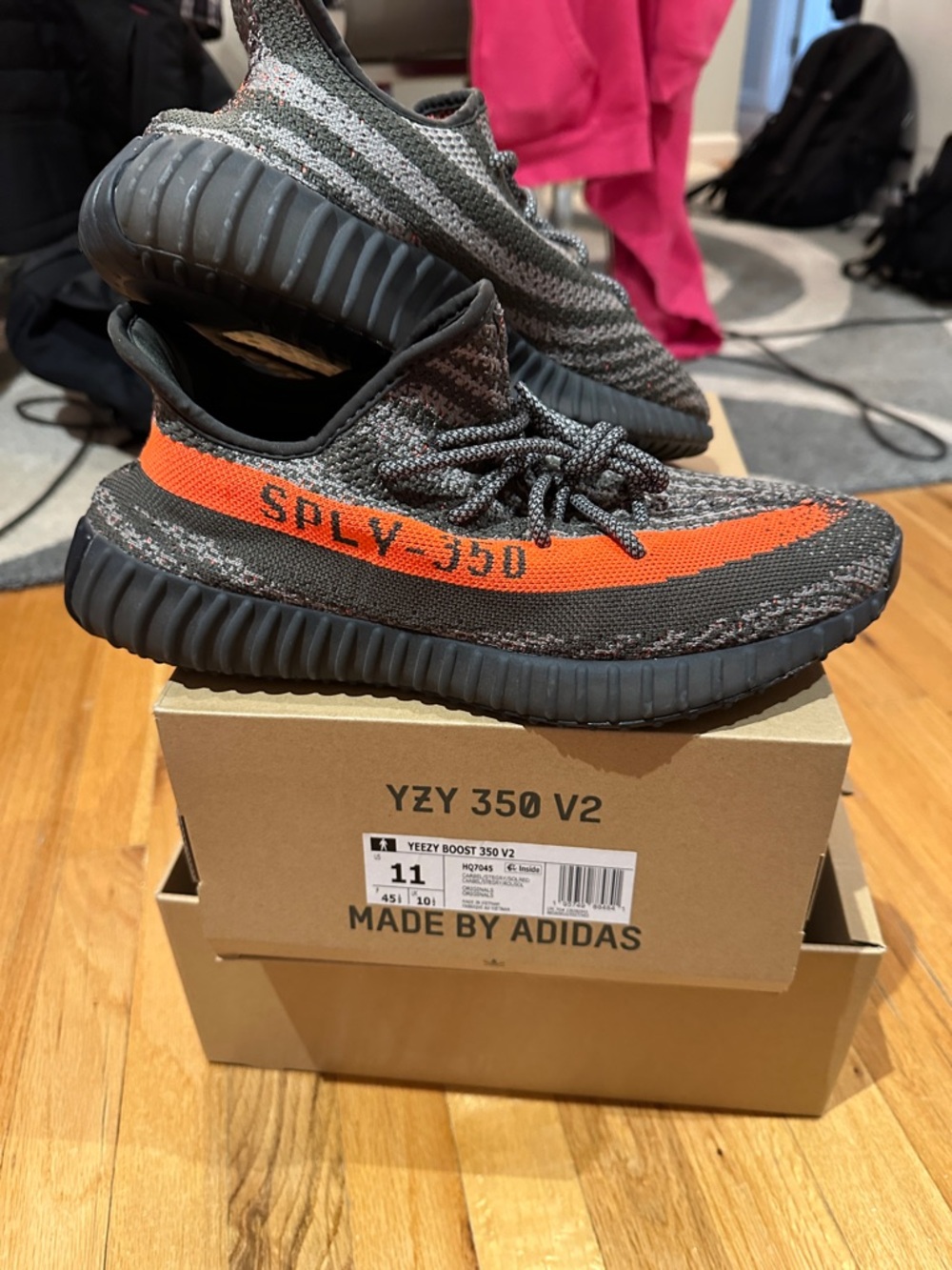 Yeezy Carbel Boost 350 V2 sz 11 Gently Worn - Picture 10 of 10